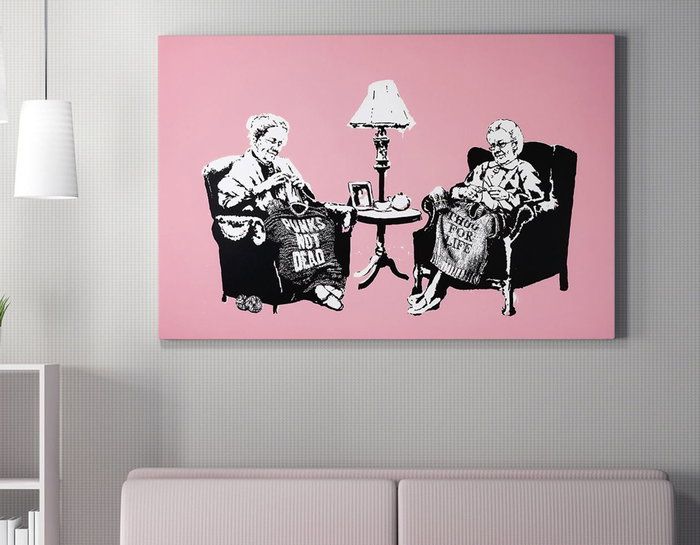 Wallity Lienzo Decorativo Banksy WY141 (50 x 70 cm) Wallity Lienzo Decorativo Banksy WY141 (50 x 70 cm)